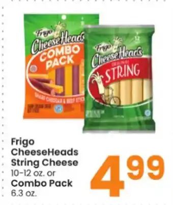 Albertsons Frigo cheeseheads string cheese or combo pack offer