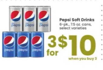 Albertsons Pepsi soft drinks offer