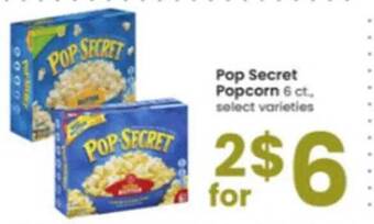 Albertsons Pop secret popcorn offer