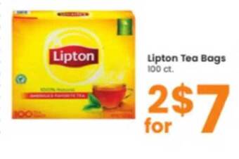 Albertsons Lipton tea bags offer