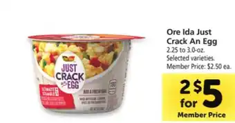 Ore ida just crack an egg