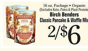 Morton Williams Birch benders classic pancake & waffle mix offer