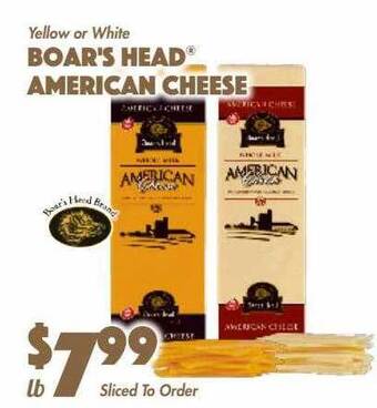 The Food Emporium Boar's head american cheese offer