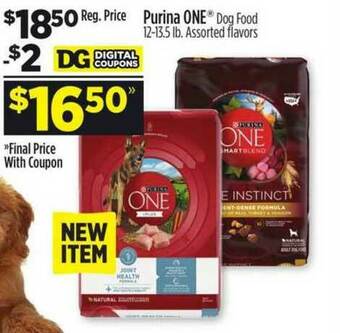 Dollar General Purina One Dog Food offer