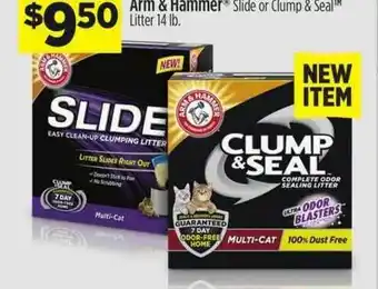 Dollar General Arm & Hammer Slide Or Clump & Seal offer