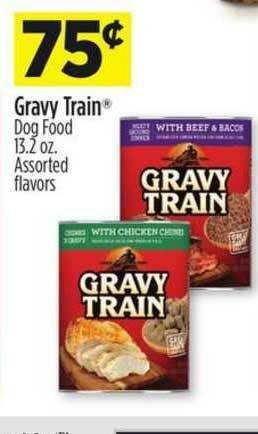 Dollar General Gravy Train Dog Food offer