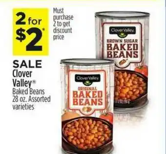 Dollar General Clover Valley Baked Beans Assorted Varieties offer