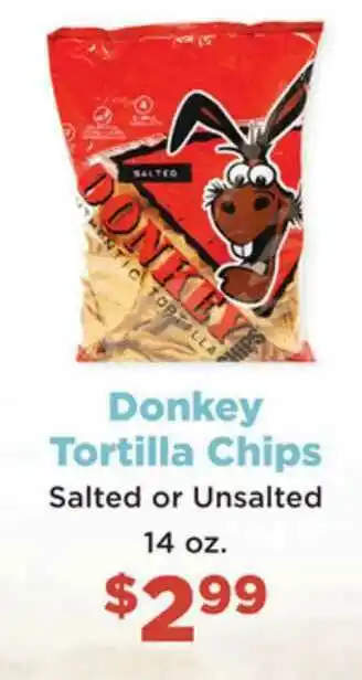 Family Fare Donkey Tortilla Chips offer