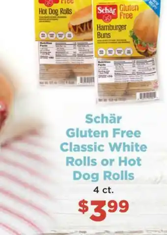 Family Fare Schär Gluten Free Classic White Rolls Or Hot Dog Rolls offer