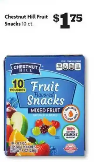 Family Dollar Chestnut Hill Fruit Snacks offer