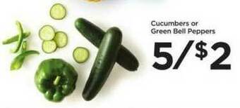 Food 4 Less Cucumbers Or Green Bell Peppers offer