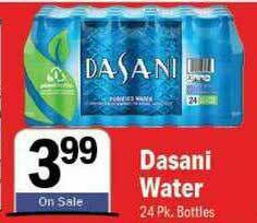 Holiday Foods Dasani Water offer
