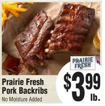 Rosauers Prairie Fresh Pork Backribs offer