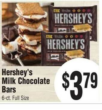 Rosauers Hershey's Milk Chocolate Bars offer