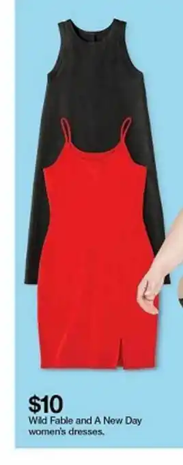 Target Wild Fable And A New Day Women's Dresses offer