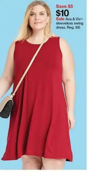 Target Ava & Viv Sleeveless Swing Dress. offer