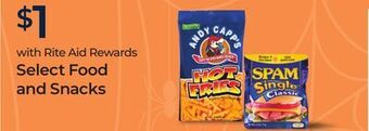 Rite Aid Select food and snacks offer