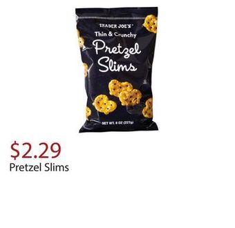 Trader Joe's Pretzel slims offer