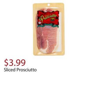 Trader Joe's Sliced prosciutto offer