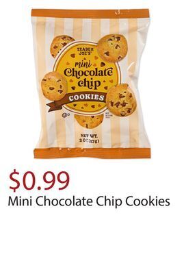 Trader Joe's Mini chocolate chip cookies offer