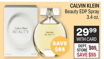 CVS Calvin klein beauty edp spray 3.4 oz. offer