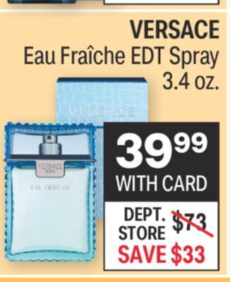 CVS Versace eau fraîche edt spray 3.4 oz. offer