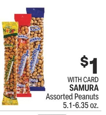 CVS Samura assorted peanuts 5.1-6.35 oz offer