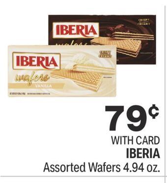 CVS Iberia assorted wafers 4.94 oz. offer