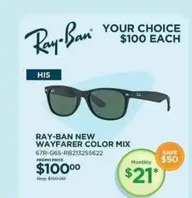 Ray-ban New Wayfarer Color Mix