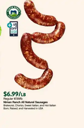 Niman Ranch All Natural Sausages