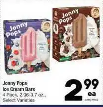 Jonny Pops Ice Cream Bars