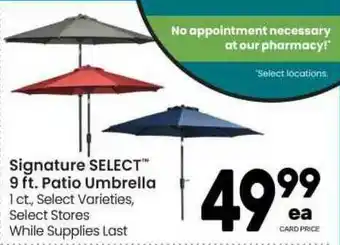 Randalls Signature Select 9ft. Patio Umbrella offer