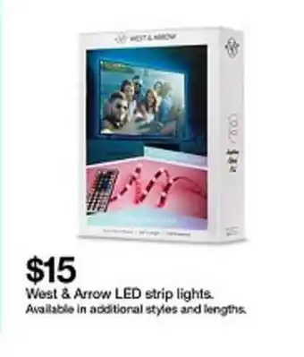 Target West & Arrow Led Strip Lights offer