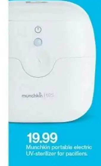 Target Munchkin Portable Electric Uv-storazer For Pacifiers offer