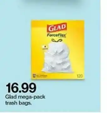 Target Glad Mega-pack Trash Bags offer