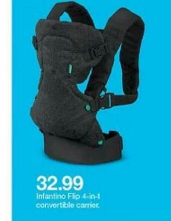 Target Infantino Flip 4-in-1 Convertible Carrier offer