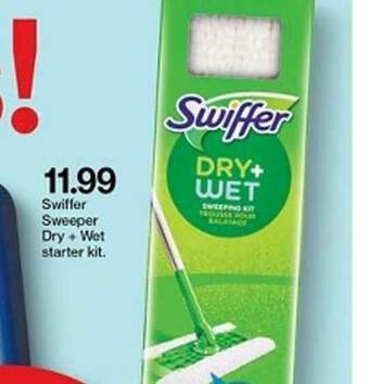 Target Swiffer Sweeper Dry + Wet Starter Kit. offer