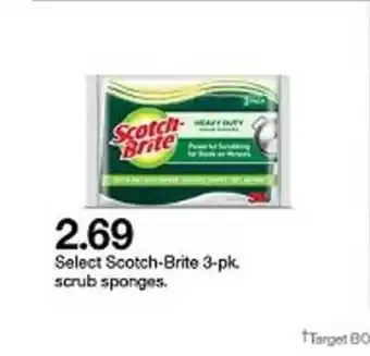 Target Select Scotch-brite 3-pk Scrub Sponges offer