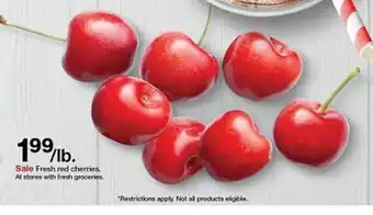 Target Fresh Red Cherries offer
