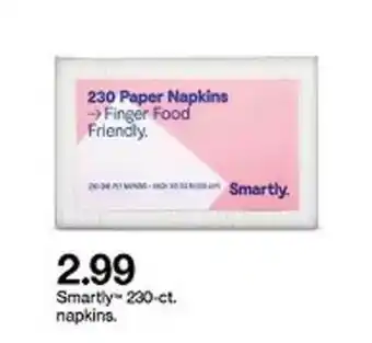 Target Smartly 230-ct. Napkins offer