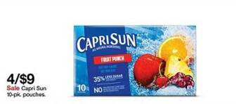 Target Capri Sun offer