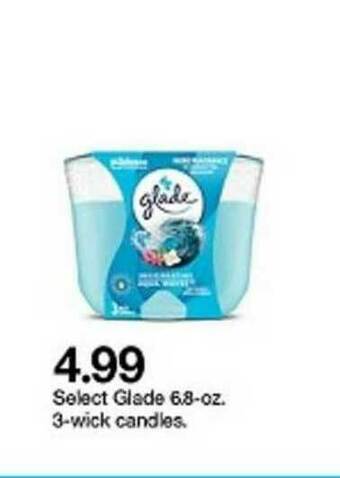 Target Select Glade 6.8-oz 3-wick Candles offer