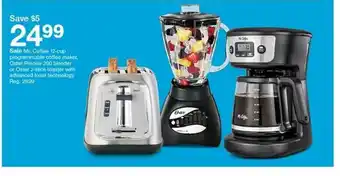 Target Mr. Coffee 12-cup Programmable Coffee Maker Oster Precise 200 Blender Or Oster 2-slice Toaster With Advanced Toast Technology offer