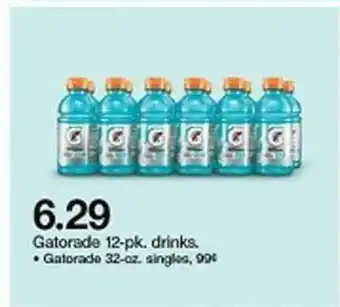 Target Gatorade 12-pk. Drinks offer