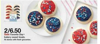 Target Favorite Day Bakery Sweet Treats offer