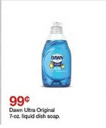 Target Dawn Ultra Original 7-oz Liquid Dish Soap offer
