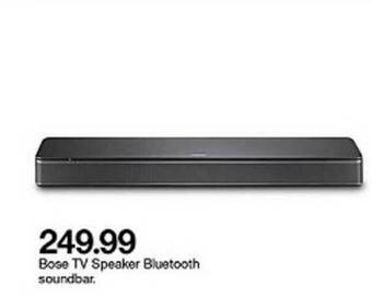 Target Bose Tv Speaker Bluetooth Soundbar offer