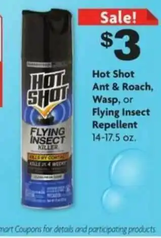 Family Dollar Hot Shot Ant & Roach Wasp Or Flying Insect Repellent offer