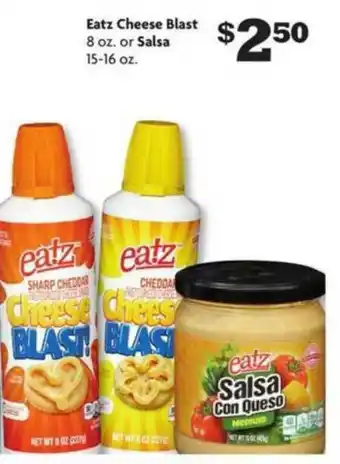 Family Dollar Eatz Cheese Blast Or Salsa offer
