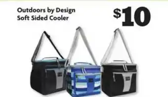 Family Dollar Outdoors By Design Soft Sided Cooler offer